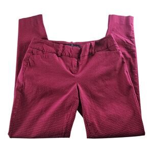 The Limited Exact Stretch Pink & White Polka Dot Pants Women's Size 2